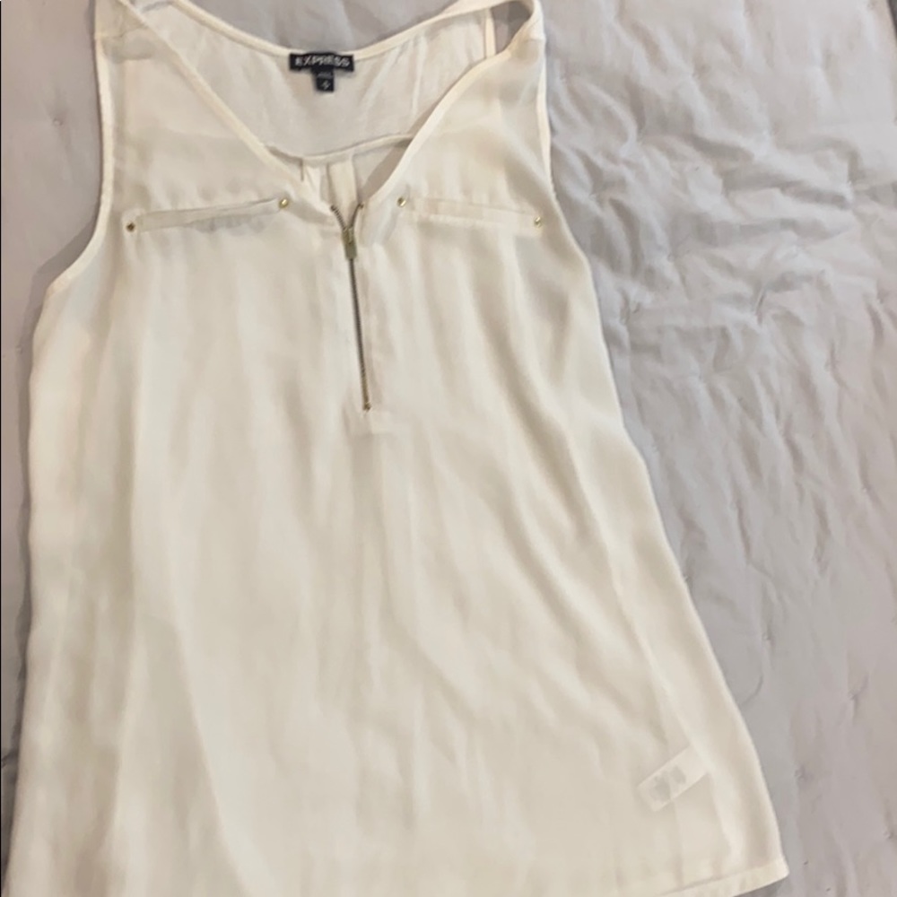 White tank top